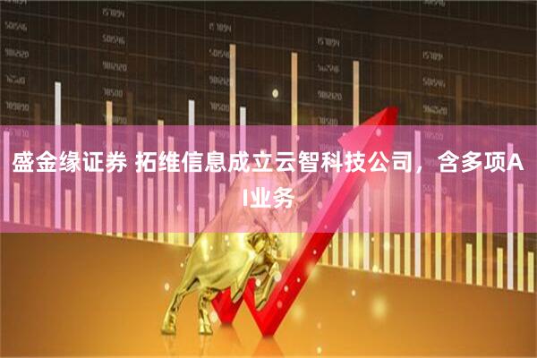 盛金緣證券 拓維信息成立云智科技公司，含多項AI業(yè)務(wù)
