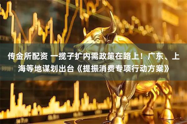 傳金所配資 一攬子擴內需政策在路上！廣東、上海等地謀劃出臺《提振消費專(zhuān)項行動(dòng)方案》