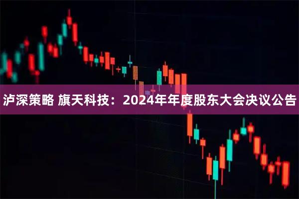 瀘深策略 旗天科技：2024年年度股東大會(huì )決議公告